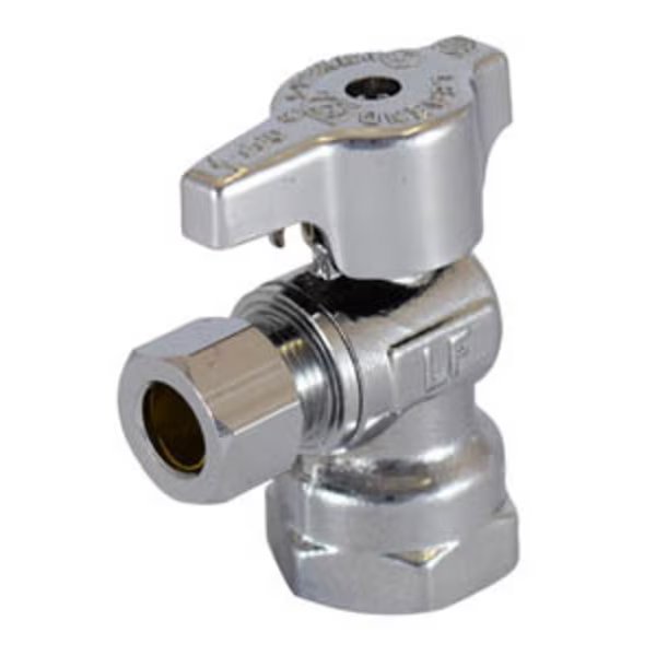 1/2FX3/8OD T596 NL CHROME STOP, Legend Valve, Mfr#: 114-703NLB